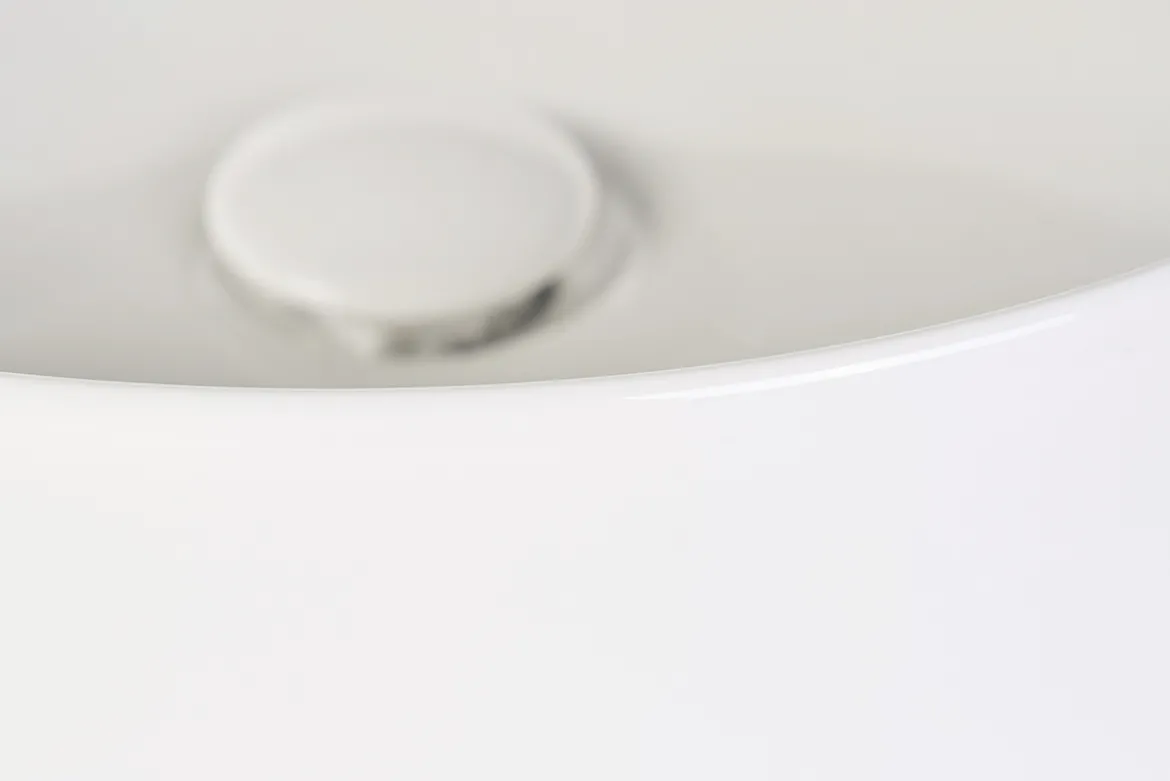 Vasque ronde en céramique blanche D40.5 cm ISLA