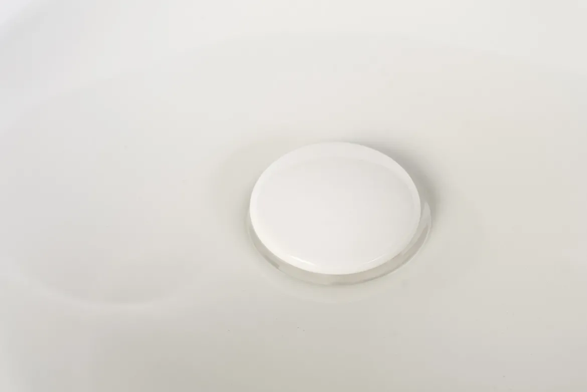 Vasque ronde en céramique blanche D40.5 cm ISLA