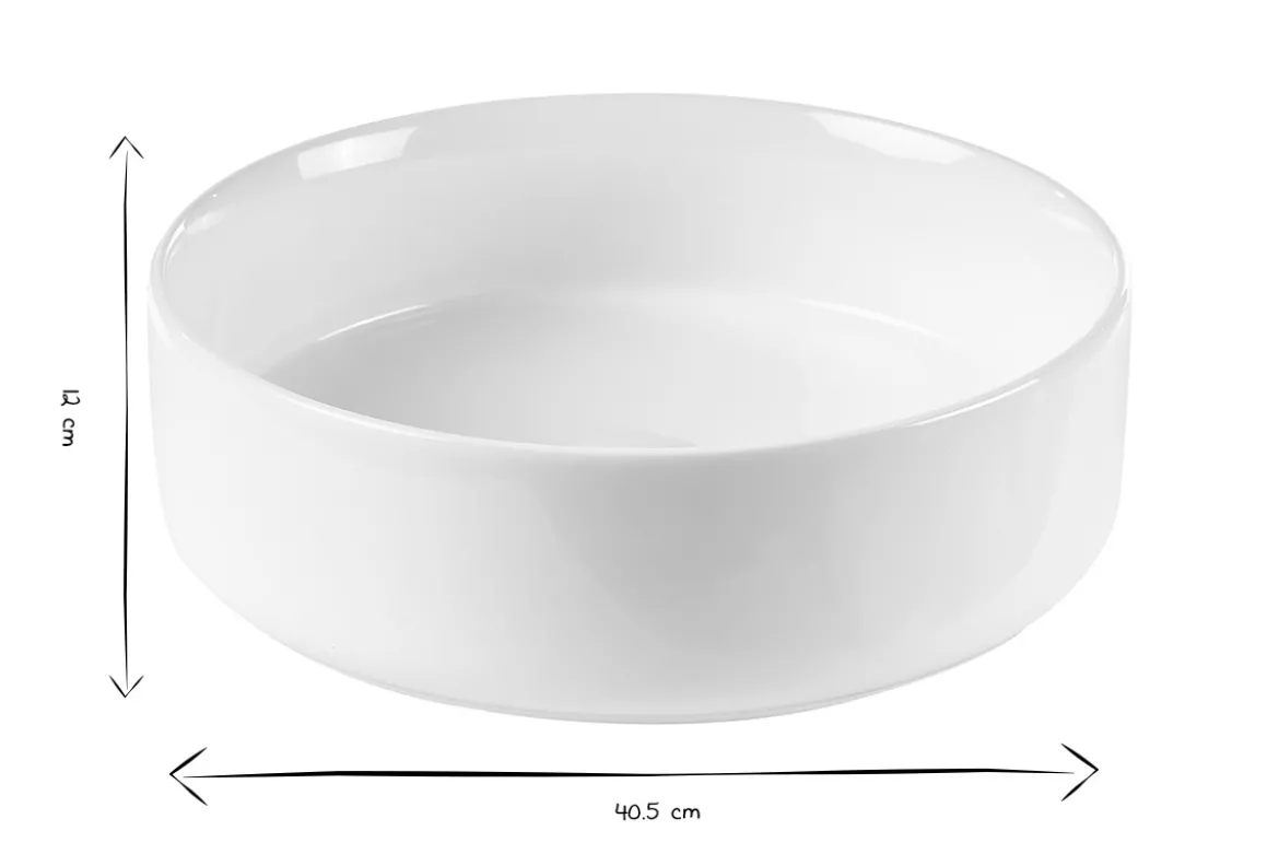 Vasque ronde en céramique blanche D40.5 cm ISLA