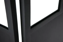 Verrière atelier paravent industriel en métal noir et verre 4 vantaux L160 cm RACK